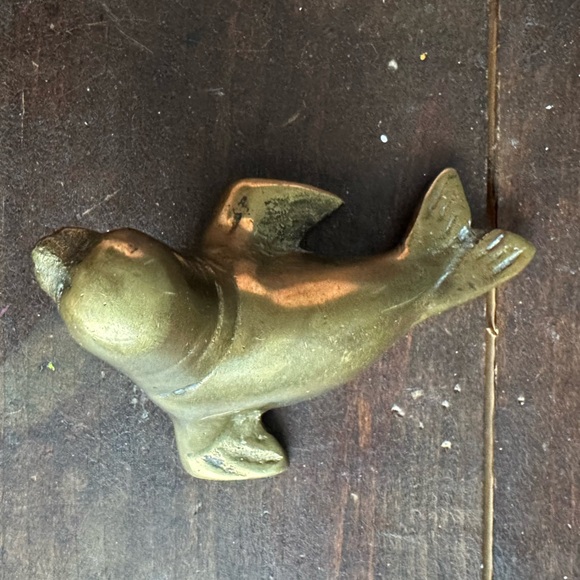 Brass Seal Figurine - Picture 3 of 8